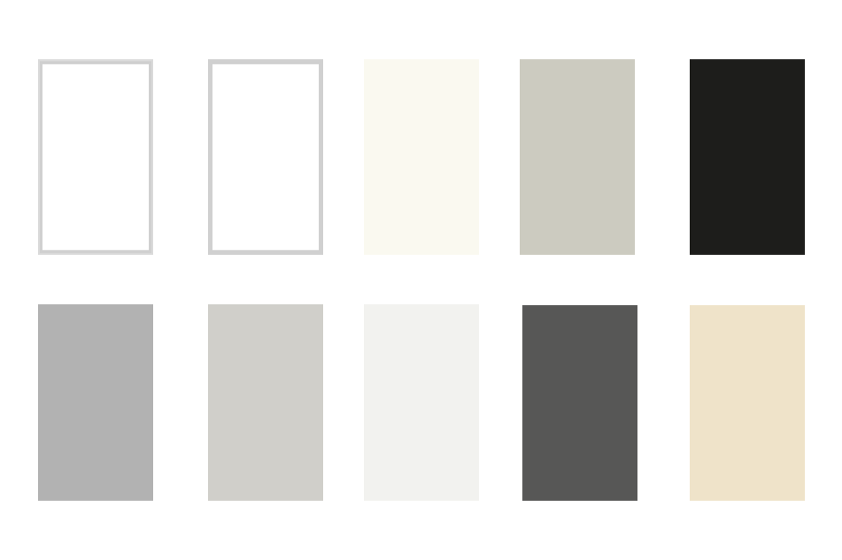 Fugenfarben definieren den Raum